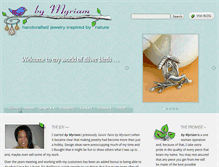 Tablet Screenshot of bymyriam.com